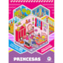 Livro Adesivos Princesas com Adesivos 3D