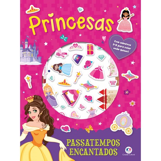 Livro Adesivos Princesas - Passatempos encantados