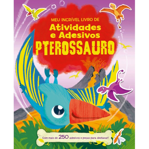 Livro Adesivos Pterossauro