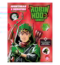Livro Adesivos Robin Hood Gamer - Aventuras e Desafios