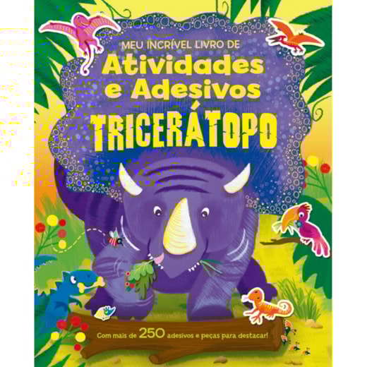 Livro Adesivos S&a cool dinosaurs - Chomping dinosaurs