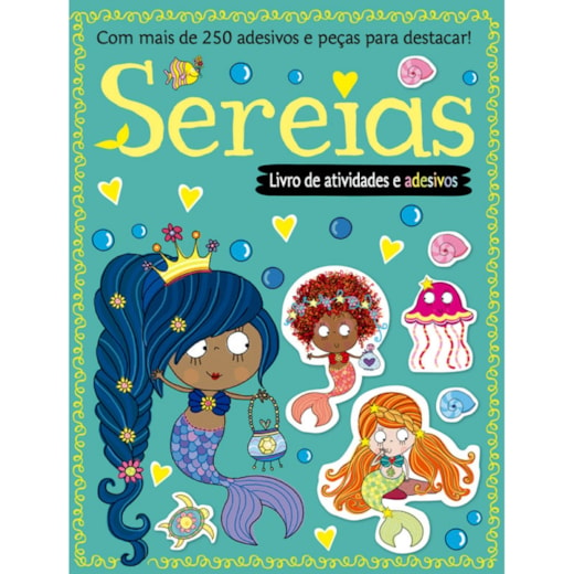 Livro Adesivos Sereias