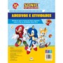 Livro Adesivos Sonic - Adesivos e atividades