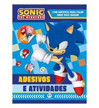 Livro Adesivos Sonic - Adesivos e atividades