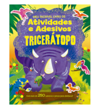 Livro Adesivos Tricerátopo