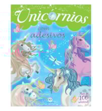 Livro Adesivos Unicórnios com adesivos