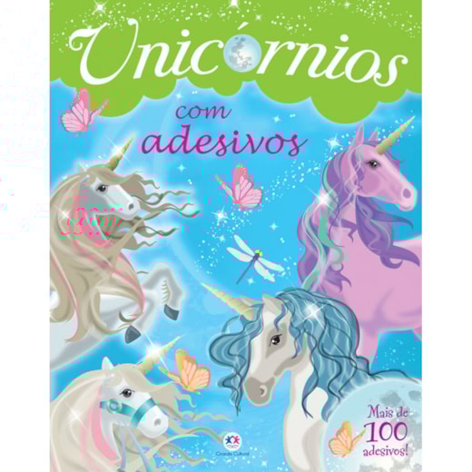 Livro Adesivos Unicornios con pegatinas