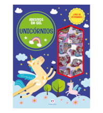 Livro Adesivos Unicórnios - Livro de atividades e adesivos em gel