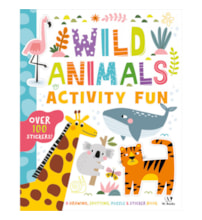 Livro Adesivos Wild animals