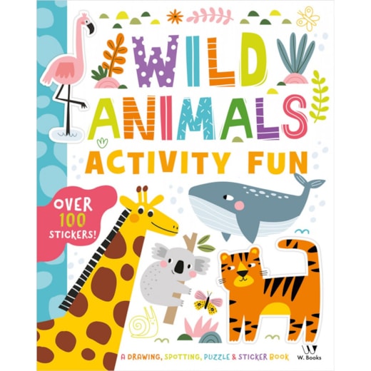 Livro Adesivos Wild animals