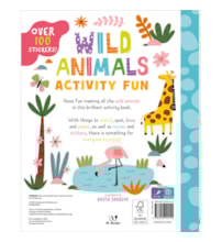 Livro Adesivos Wild animals