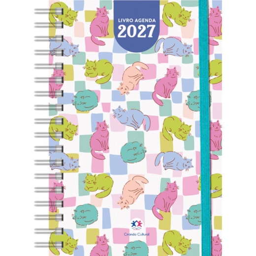 Livro Agenda 2027 Gatinhos - Organização e Planejamento