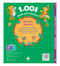 Livro Almofadado 1.001 coisas para encontrar - Macaco sapeca