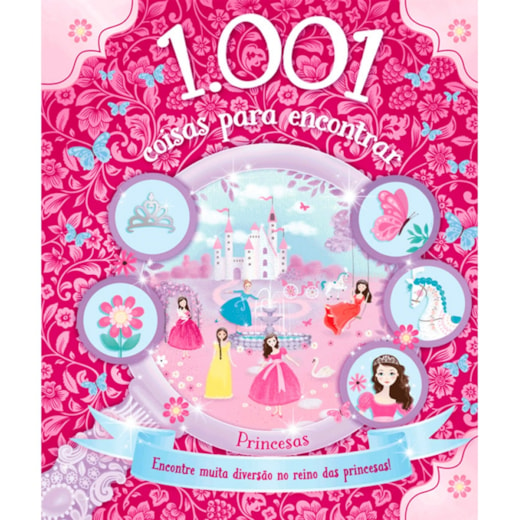 Livro Almofadado 1.001 coisas para encontrar - Princesas