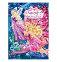 Livro Almofadado Barbie Butterfly e a princesa Fairy