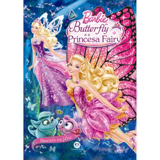 Livro Almofadado Barbie Butterfly e a princesa Fairy