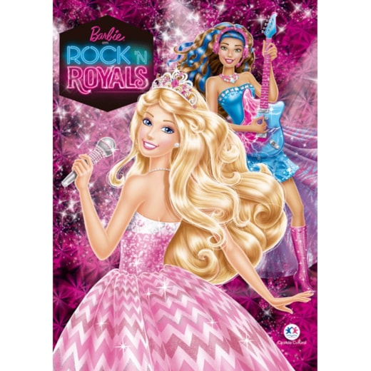 Livro Almofadado Barbie em Rock n Royals