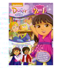 Livro Almofadado Dora e seus amigos - O baile real - Uma viagem magica Livro Almofadado Dora e seus amigos - O baile real - Uma viagem magica