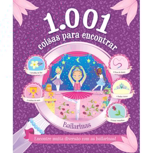 Livro Almofadado grande 1.001 coisas para encontrar - Bailarinas