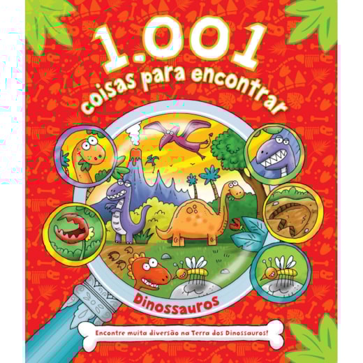 Livro Almofadado grande 1.001 coisas para encontrar - Dinossauros