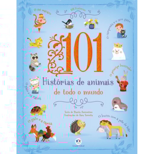 Livro Almofadado grande 101 animal stories