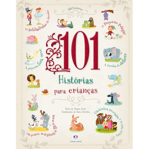 Livro Almofadado grande 101 stories nd fables for children