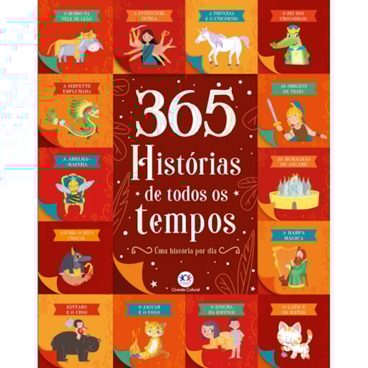Livro Almofadado grande 365 All time stories