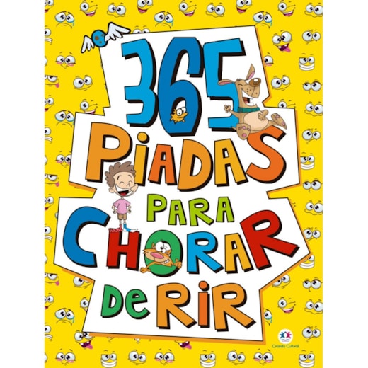 Livro Almofadado grande 365 piadas para chorar de rir
