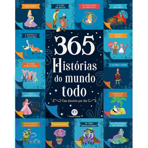 Livro Almofadado grande 365 World Stories