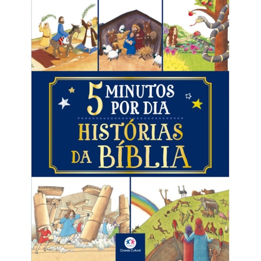Livro Almofadado grande 5 Minutos Por Dia - Histórias da Bíblia