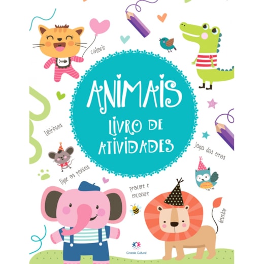 Livro Almofadado grande Animais