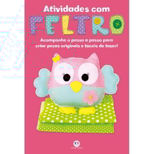 Livro Almofadado grande Atividades com feltro