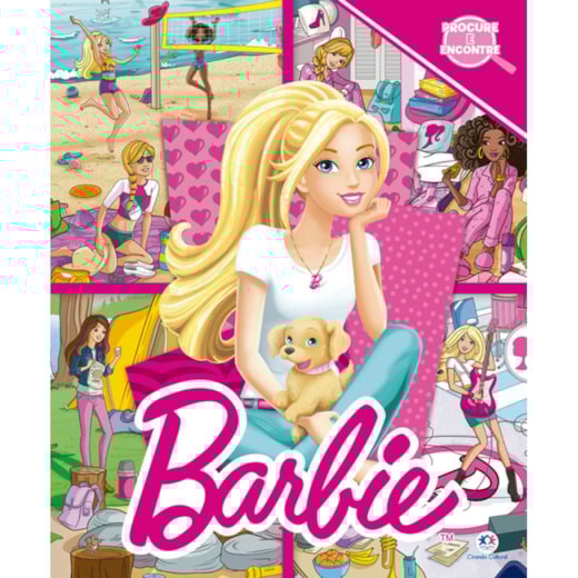 Livro Almofadado grande Barbie - Procure e encontre