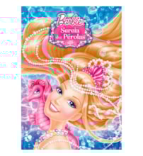 Livro Almofadado grande Barbie - Sereia das pérolas