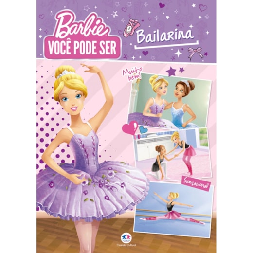 Livro Almofadado grande Barbie - Você pode ser bailarina