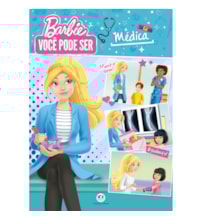 Livro Almofadado grande Barbie - Você pode ser médica