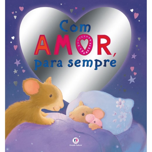 Livro Almofadado grande Com amor, para sempre