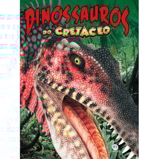 Livro Almofadado grande Dinopedia - Dinosaurios del Cretacico