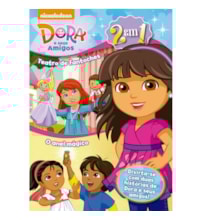 Livro Almofadado grande Dora e seus amigos - Teatro de fantoches - O anel mágico