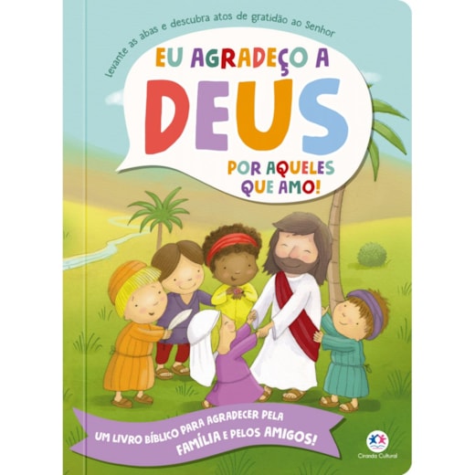 Livro Almofadado grande Eu Agradeço a Deus por Aqueles que Amo!
