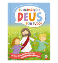 Livro Almofadado grande Eu Agradeço a Deus por Tudo!