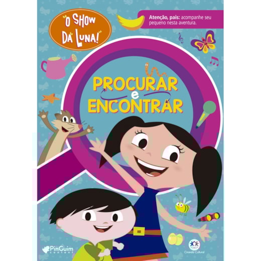 Livro Almofadado grande O show da Luna - Procurar e encontrar