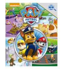 Livro Almofadado grande Patrulha Canina - Procure e encontre