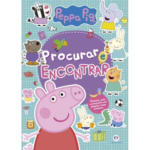 Livro Almofadado grande Peppa Pig - Procurar e encontrar