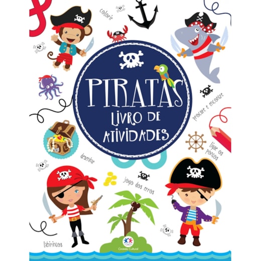 Livro Almofadado grande Piratas
