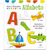 Produto Livro Almofadado médio Abra e Descubra - Alfabeto