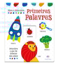 Livro Almofadado médio Abra e Descubra - Primeiras Palavras