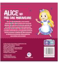 Livro Almofadado médio Alice no País das Maravilhas