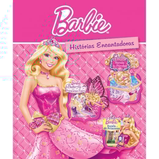 Livro Almofadado médio Barbie - Histórias encantadoras