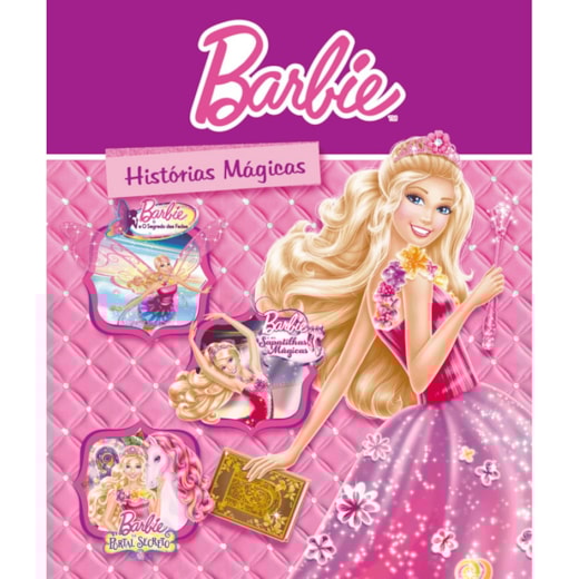 Livro Almofadado médio Barbie - Histórias mágicas